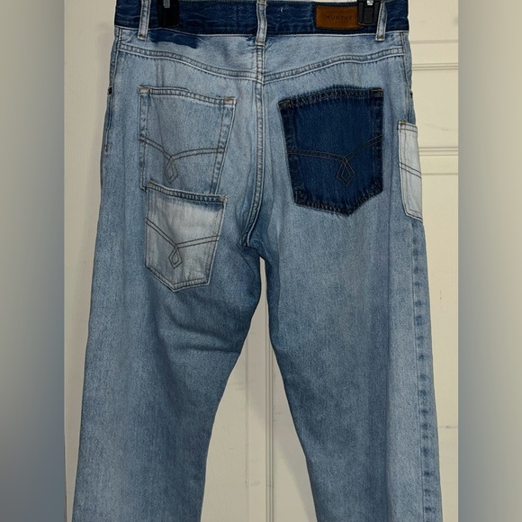 Munthe Reeta Jeans Size 40 High Rise Fit Organic Cotton PatchPocket Straight Leg - Picture 2 of 8